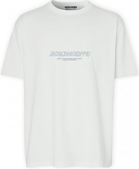 Jack & Jones JORBRONX T-Shirt White - T-paidat - Isot T-paidat 2XL – 14XL
