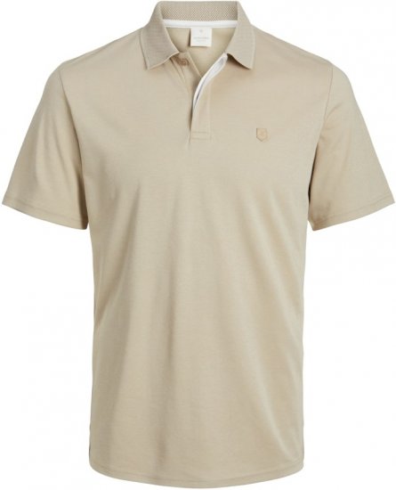 Jack & Jones Rodney Polo Shirt Fields Of Rye - Pikeepaidat - Miesten isot pikeepaidat