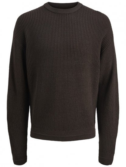 Jack & Jones Kaito Knit Crew Neck Pullover Delicioso - Hupparit ja collegepaidat - Miesten hupparit ja collegepaidat isot koot