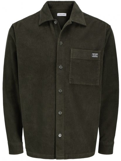 Jack & Jones Corduroy Long Sleeve Overshirt Rosin - Kauluspaidat - Miesten isot kauluspaidat 2XL – 8XL