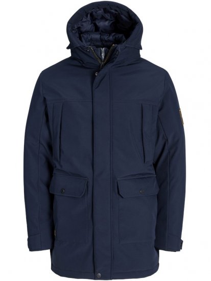 Jack & Jones Finn Softshell Parka Sky Captain - Takit - Miesten Takit, isot koot – 2XL – 12XL