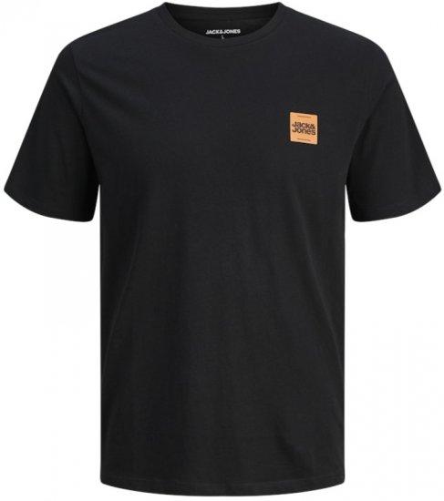 Jack & Jones Brandy Crew Neck T-Shirt Black - T-paidat - Isot T-paidat 2XL – 14XL