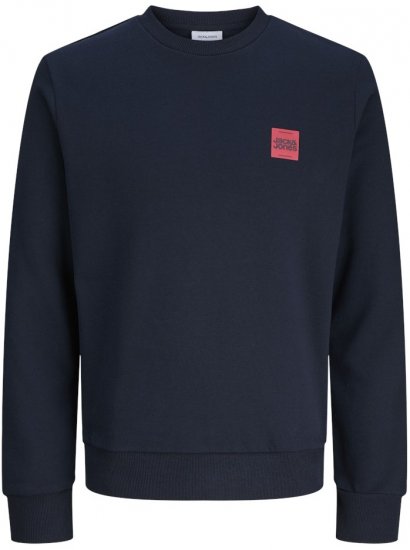 Jack & Jones Brandy Crew Neck Sweatshirt Sky Captain - Hupparit ja collegepaidat - Miesten hupparit ja collegepaidat isot koot