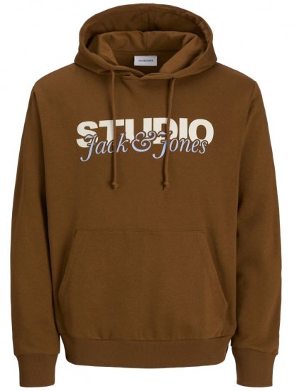 Jack & Jones Yuki Hood Sweatshirt Monks Robe - Hupparit ja collegepaidat - Miesten hupparit ja collegepaidat isot koot