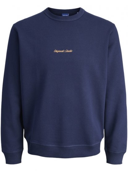 Jack & jones Norrebro Crew Neck Sweatshirt Ocean Cavern - Hupparit ja collegepaidat - Miesten hupparit ja collegepaidat isot koot