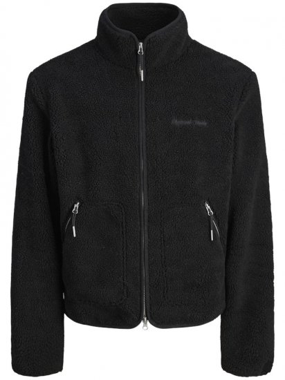 Jack & Jones Norrebro Teddy Jacket Black - Takit - Miesten Takit, isot koot – 2XL – 12XL