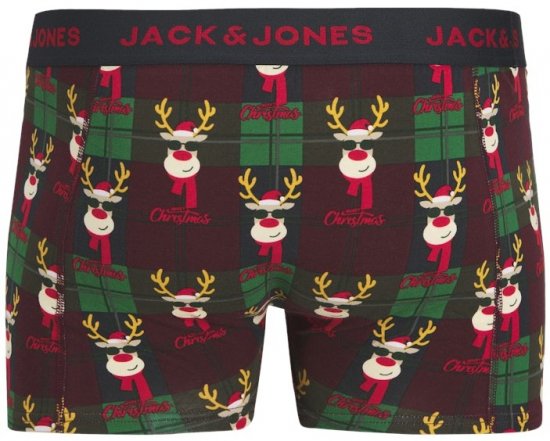 Jack & Jones Rudolph Trunks 3-Pack Dark Navy - Alusvaatteet & uimavaatteet - Miesten Isot alusvaatteet 