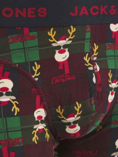 Jack & Jones Rudolph Trunks 3-Pack Dark Navy - Alusvaatteet & uimavaatteet - Miesten Isot alusvaatteet 