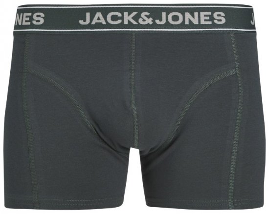 Jack & Jones Black Friday Trunks 5-Pack Black Grey Blue White - Alusvaatteet & uimavaatteet - Miesten Isot alusvaatteet 