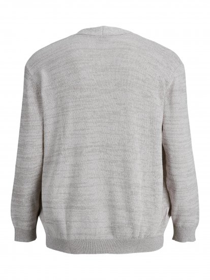 Jack & Jones Blasonic Knit Cardigans Egret - Hupparit ja collegepaidat - Miesten hupparit ja collegepaidat isot koot