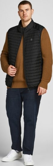 Jack & Jones MULTI BODYWARMER With COLLAR Black - Takit - Miesten Takit, isot koot – 2XL – 12XL