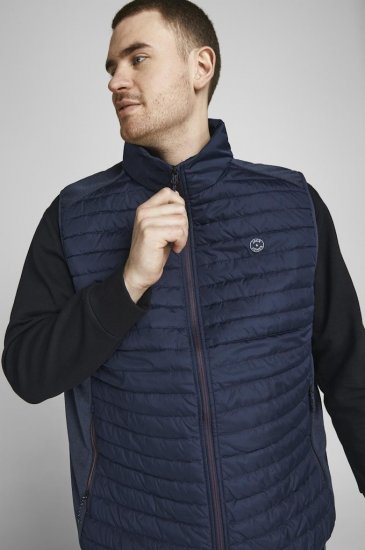 Jack & Jones MULTI BODYWARMER With COLLAR Navy Blazer - Takit - Miesten Takit, isot koot – 2XL – 12XL