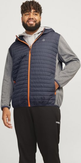 Jack & Jones MULTI QUILTED SET-IN Sleeves Jacket Grey Melange - Takit - Miesten Takit, isot koot – 2XL – 12XL