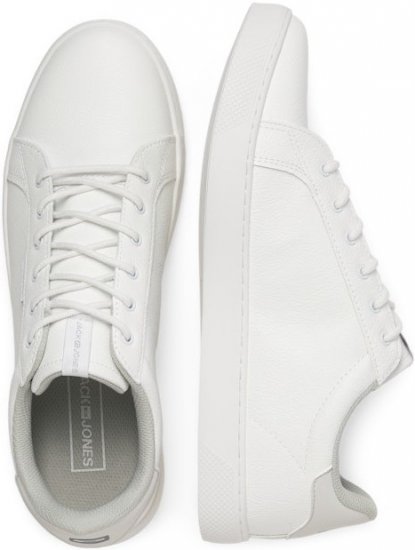 Jack & Jones Trent Sneakers Bright White - Miesten Kengät 40-52 - Miesten kengät koossa 40-52
