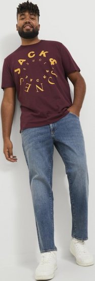 Jack & Jones GLENN FOX SBD 948 Jeans Blue Denim - Farkut ja housut - Miesten isot farkut ja isot housut W40-W70
