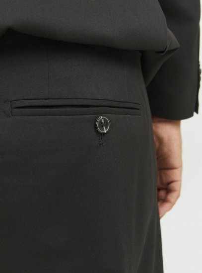 Jack & Jones FRANCO Suit Pants Black - Puvut ja pikkutakit - Pukuja suurissa mitoissa