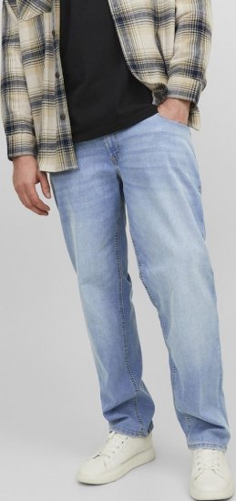 Jack & Jones MIKE JORIGINAL SQ 330 Jeans Blue Denim - Farkut ja housut - Miesten isot farkut ja isot housut W40-W70