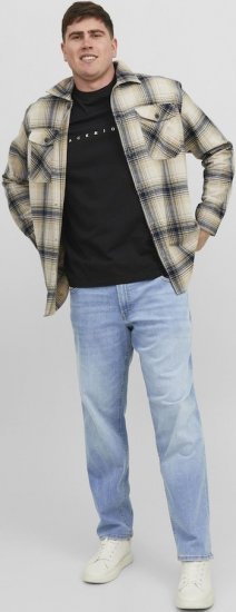 Jack & Jones MIKE JORIGINAL SQ 330 Jeans Blue Denim - Farkut ja housut - Miesten isot farkut ja isot housut W40-W70