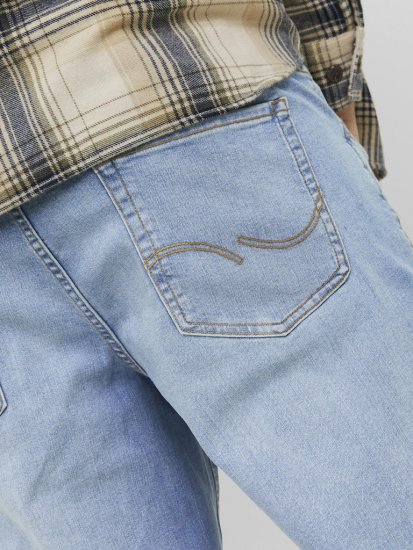 Jack & Jones MIKE JORIGINAL SQ 330 Jeans Blue Denim - Farkut ja housut - Miesten isot farkut ja isot housut W40-W70