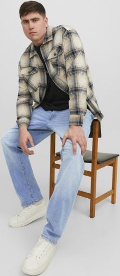 Jack & Jones MIKE JORIGINAL SQ 330 Jeans Blue Denim - Farkut ja housut - Miesten isot farkut ja isot housut W40-W70
