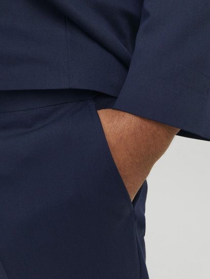 Jack & Jones FRANCO Suit Pants Dark Navy - Puvut ja pikkutakit - Pukuja suurissa mitoissa