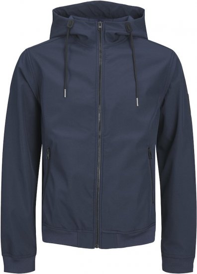 Jack & Jones BASIC Water-Resistant Softshell Jacket Navy Blazer - Takit - Miesten Takit, isot koot – 2XL – 12XL