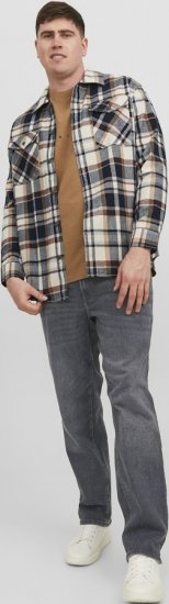 Jack & Jones MIKE ORIGINAL SQ 270 Jeans Black Denim - Farkut ja housut - Miesten isot farkut ja isot housut W40-W70