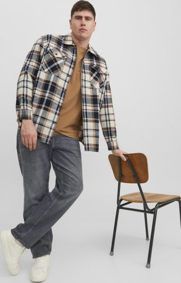 Jack & Jones MIKE ORIGINAL SQ 270 Jeans Black Denim - Farkut ja housut - Miesten isot farkut ja isot housut W40-W70