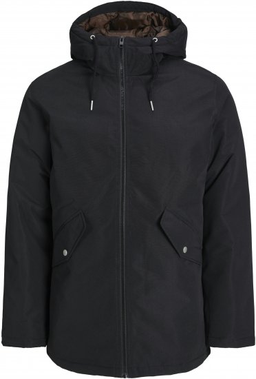 Jack & Jones JJLOOP Parka Black - Takit - Miesten Takit, isot koot – 2XL – 12XL