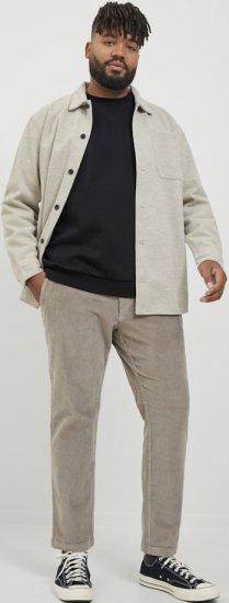 Jack & Jones BRADLEY Sweatshirt Black - Hupparit ja collegepaidat - Miesten hupparit ja collegepaidat isot koot