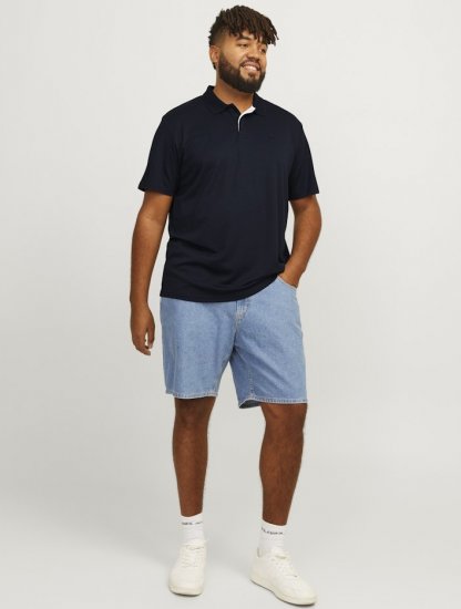 Jack & Jones Rodney Polo Shirt Night Sky - Pikeepaidat - Miesten isot pikeepaidat