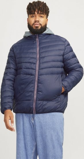 Jack & Jones SPRINT True Red Stitches Quilted Collar Jacket Navy Blazer - Takit - Miesten Takit, isot koot – 2XL – 12XL