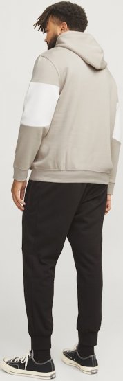Jack & Jones LEGACY 2 Color Hoodie Beige - Hupparit ja collegepaidat - Miesten hupparit ja collegepaidat isot koot