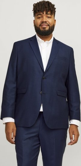 Jack & Jones SOLARIS Blazer Dark Navy - Puvut ja pikkutakit - Pukuja suurissa mitoissa