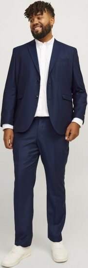Jack & Jones SOLARIS Blazer Dark Navy - Puvut ja pikkutakit - Pukuja suurissa mitoissa