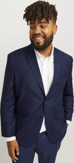 Jack & Jones SOLARIS Blazer Dark Navy - Puvut ja pikkutakit - Pukuja suurissa mitoissa