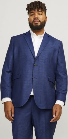 Jack & Jones SOLARIS Blazer Medieval Blue - Puvut ja pikkutakit - Pukuja suurissa mitoissa