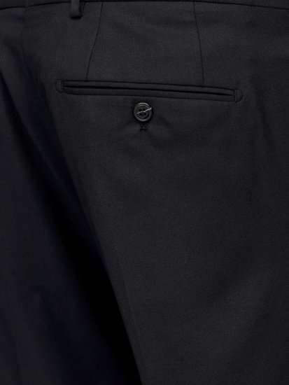 Jack & Jones SOLARIS Trousers Black - Puvut ja pikkutakit - Pukuja suurissa mitoissa