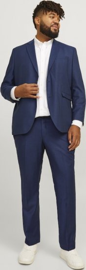 Jack & Jones SOLARIS Trousers Dark Navy - Puvut ja pikkutakit - Pukuja suurissa mitoissa