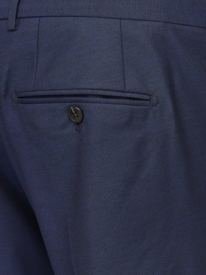 Jack & Jones SOLARIS Trousers Dark Navy - Puvut ja pikkutakit - Pukuja suurissa mitoissa