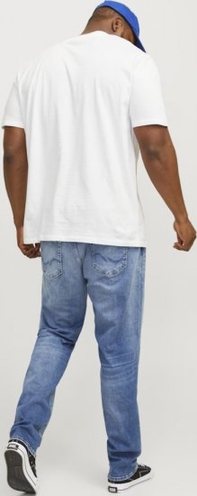 Jack & Jones BRADLEY T-Shirt White - T-paidat - Isot T-paidat 2XL – 14XL