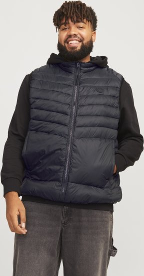 Jack & Jones SPRINT BODYWARMER With Collar Black - Takit - Miesten Takit, isot koot – 2XL – 12XL