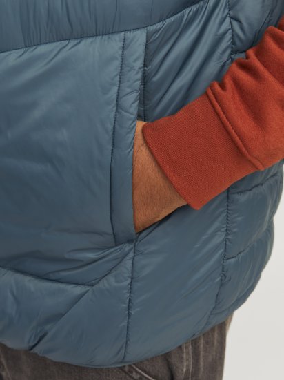 Jack & Jones SPRINT Black Blocking BODYWARMER With Collar Dark Turquoise - Takit - Miesten Takit, isot koot – 2XL – 12XL