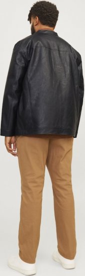 Jack & Jones DYLAN Clean PU Jacket Black - Takit - Miesten Takit, isot koot – 2XL – 12XL