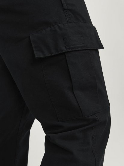 Jack & Jones JPSTKANE JJBARKLEY Cargopants Black - Farkut ja housut - Miesten isot farkut ja isot housut W40-W70