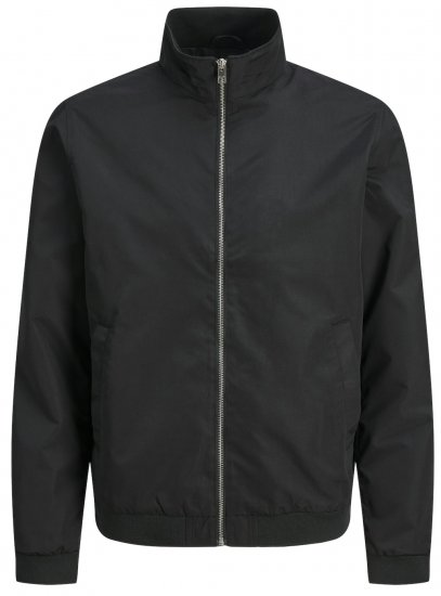 Jack & Jones JJROY HARRINGTON BOMBER Jacket Black - Takit - Miesten Takit, isot koot – 2XL – 12XL