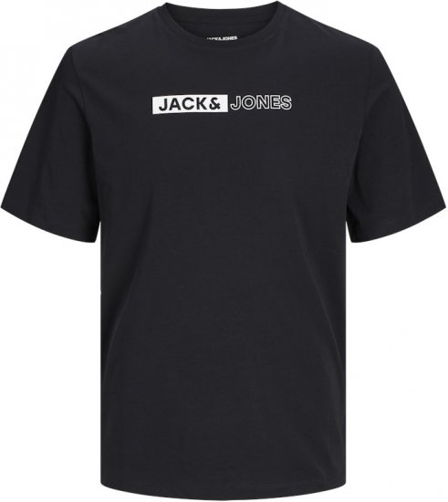 Jack & Jones CORP Logo Play 5 T-Shirt Black - T-paidat - Isot T-paidat 2XL – 14XL