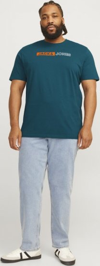 Jack & Jones CORP Logo Play 5 T-Shirt Deep Teal - T-paidat - Isot T-paidat 2XL – 14XL