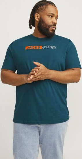 Jack & Jones CORP Logo Play 5 T-Shirt Deep Teal - T-paidat - Isot T-paidat 2XL – 14XL