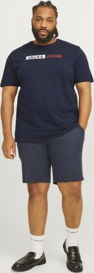 Jack & Jones CORP Logo Play 5 T-Shirt Navy Blazer - T-paidat - Isot T-paidat 2XL – 14XL